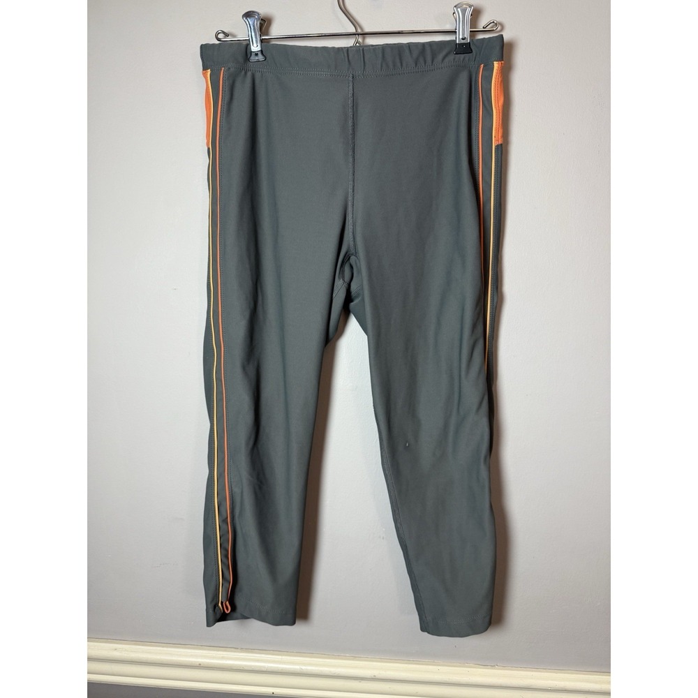 Xersion Training Legging Stretch Capri Women's Gray &‎ orange W28